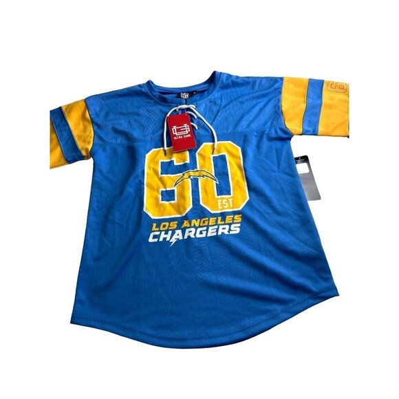 Los Angeles Chargers Women's Penalty Box Medium Jersey Shirt - Picture 2 of 5